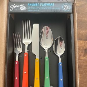 Fiesta 20 piece Rhumba Flatware NIB